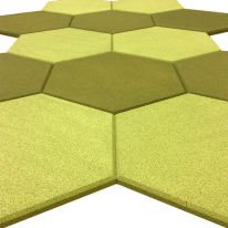 hexagon shaped acoustic tiles