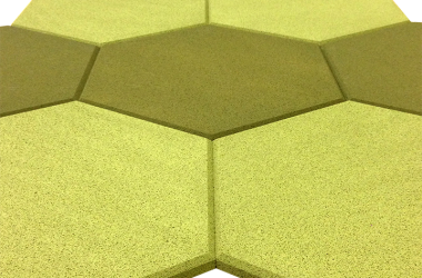 hexagon shaped acoustic tiles