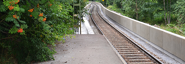Rail noise Barrier