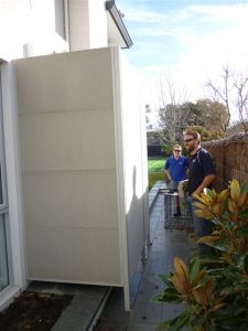 Picture showing staff advising on soundproofing