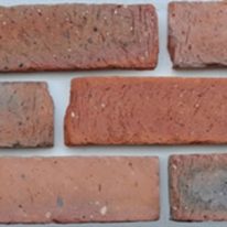 Brick slip Panel - red finish